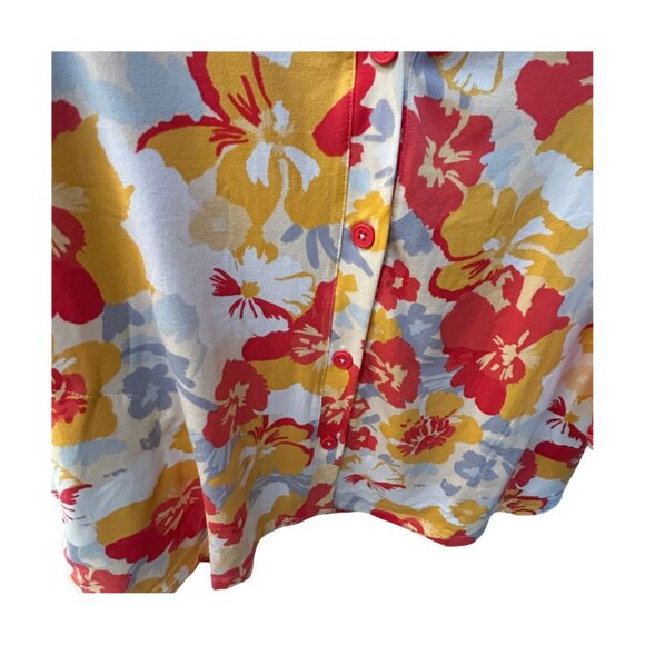 Comfort Code by Cuddl Duds Womens Cardigan & Tank Set Tropical Floral NEW - Picture 5 of 11